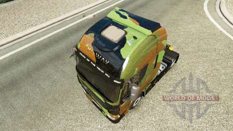 Camo pele para Iveco unidade de tracionamento para Euro Truck Simulator 2