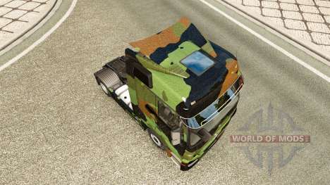 Pele Camo no caminhão Mercedes-Benz para Euro Truck Simulator 2