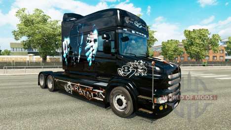 Batman pele para caminhão Scania T para Euro Truck Simulator 2