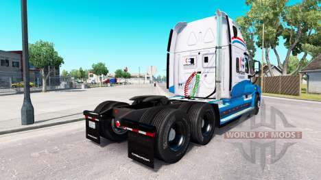 Скин Norte-Americana на Freightliner Cascadia para American Truck Simulator