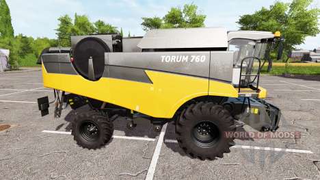 Rostselmash Tora 760 eu laranja para Farming Simulator 2017