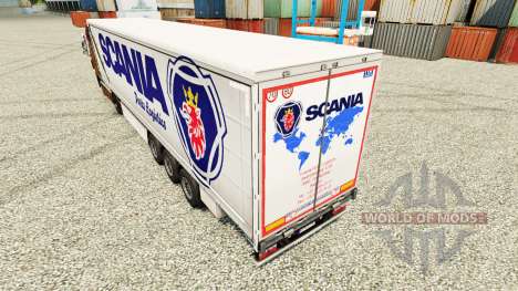 Pele Scania Logística de Peças para reboques para Euro Truck Simulator 2