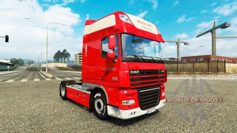 Pedro Appel pele para caminhões DAF para Euro Truck Simulator 2