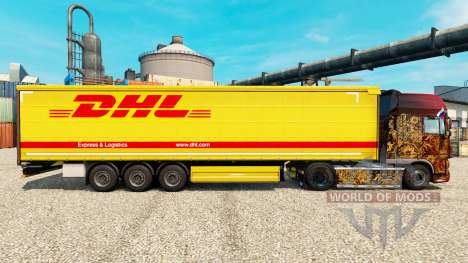 A DHL v3 pele para reboques para Euro Truck Simulator 2