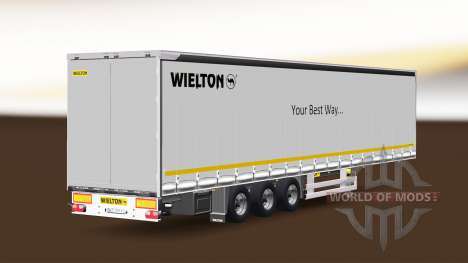 Cortina semi-reboque Wielton v1.1 para Euro Truck Simulator 2