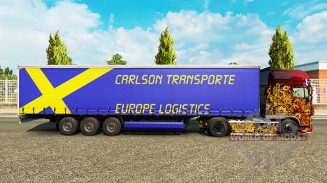 Carlson Transporte de pele para reboques para Euro Truck Simulator 2