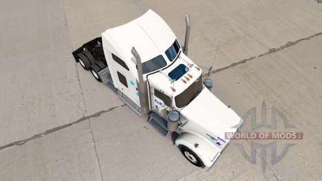 Скин FedEx Personalizado Crítica на Kenworth W90 para American Truck Simulator