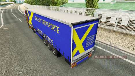 Carlson Transporte de pele para reboques para Euro Truck Simulator 2