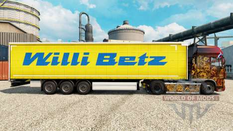 Willi Betz pele para reboques para Euro Truck Simulator 2
