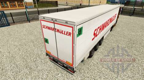 Pele Schwarzmuller semi-reboque em uma cortina d para Euro Truck Simulator 2