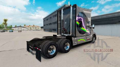 Affari de Transporte de pele para Kenworth T680  para American Truck Simulator