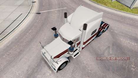 O Cavaleiro Branco de pele para o caminhão Peter para American Truck Simulator