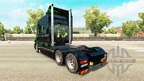 Monster Energy pele para a Scania T unidade de t para Euro Truck Simulator 2