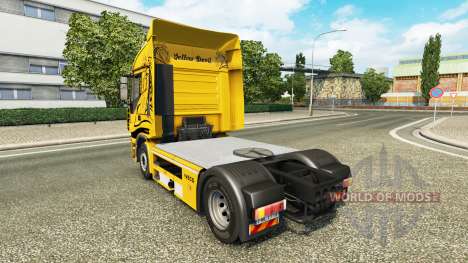 Pele Amarela Diabo no caminhão Iveco para Euro Truck Simulator 2
