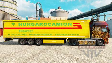 Hungarocamion pele para reboques para Euro Truck Simulator 2