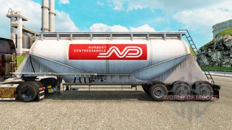 Pele Norbert cimento semi-reboque para Euro Truck Simulator 2