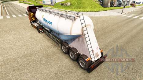 Pele Hanson cimento semi-reboque para Euro Truck Simulator 2