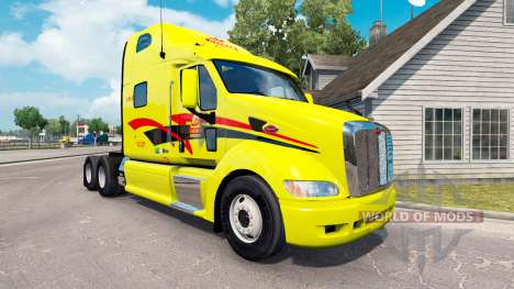 Pele Decker no trator Peterbilt 387 para American Truck Simulator