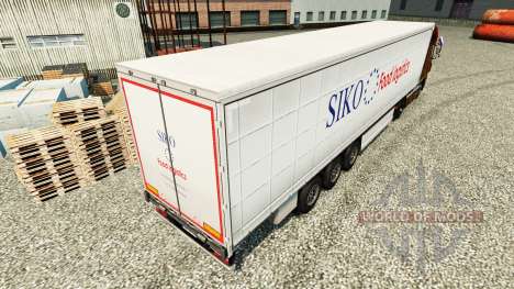 Pele Siko Logística de Alimentos para reboques para Euro Truck Simulator 2