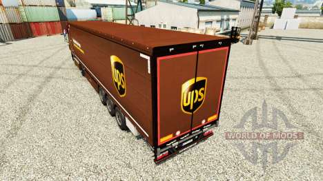 Pele United Parcel Service Inc. na semi para Euro Truck Simulator 2