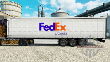 A FedEx pele para reboques para Euro Truck Simulator 2