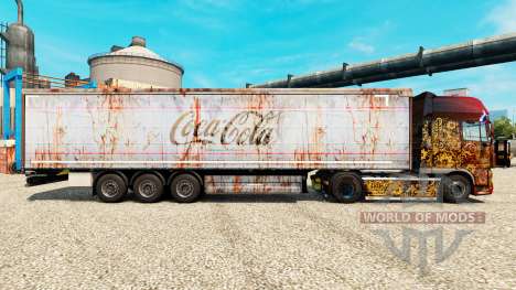 Pele Coca-Cola, em rusty reboques para Euro Truck Simulator 2