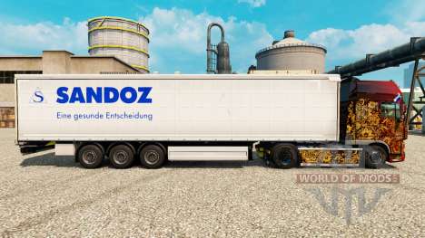 Pele Sandoz para reboques para Euro Truck Simulator 2