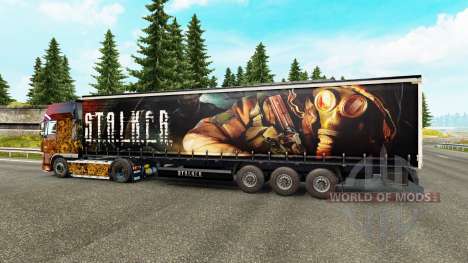 Pele S. T. A. L. K. E. R. na semi para Euro Truck Simulator 2
