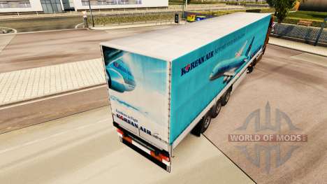 Pele Korean Air para reboques para Euro Truck Simulator 2
