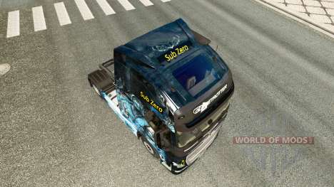 A pele é o Sub-Zero na Volvo caminhões para Euro Truck Simulator 2