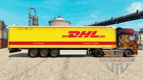 Pele DHL para v2 semi para Euro Truck Simulator 2