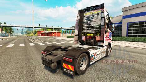 O U. S. Army pele para a Volvo caminhões para Euro Truck Simulator 2