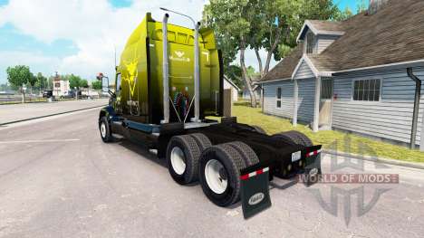 Pele Instinto no trator Peterbilt 579 para American Truck Simulator