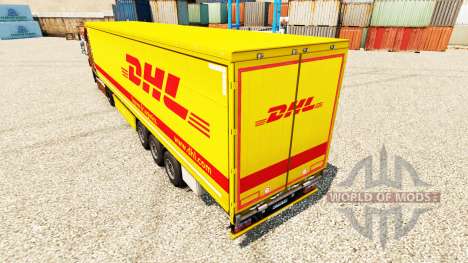 Pele DHL v4 para reboques para Euro Truck Simulator 2