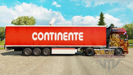 Pele Continente para reboques para Euro Truck Simulator 2