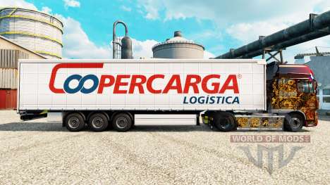 Pele Coopercarga para reboques para Euro Truck Simulator 2