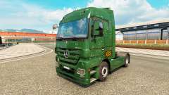Balas Furos pele para caminhão Mercedes Benz para Euro Truck Simulator 2
