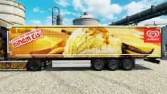 Langnese pele para reboques para Euro Truck Simulator 2