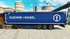 Pele Kuehne Nagel para semi-reboques para Euro Truck Simulator 2