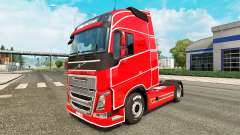 De pele simples para a Volvo caminhões para Euro Truck Simulator 2