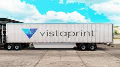 Pele Vistaprint estendida do trailer para American Truck Simulator