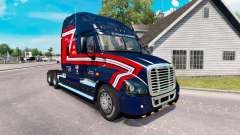 Скин Transportadores de Cargas на Freightliner Cascadia para American Truck Simulator