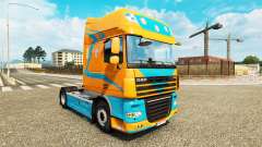 Pezzaioli Porcos pele para caminhões DAF para Euro Truck Simulator 2