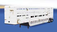 Semi-reboque-gado transportadora Wilson para American Truck Simulator