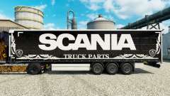 Pele Scania Truck Peças escuras para semi para Euro Truck Simulator 2