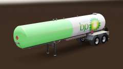 Pele BP em um tanque de gás semi-reboque para American Truck Simulator