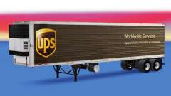Pele UPS no trailer para American Truck Simulator