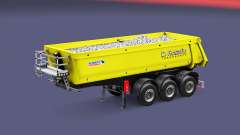 Semi-reboque basculante Schmitz Rosafio transporte para Euro Truck Simulator 2