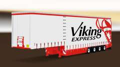Cortina semi-reboque Krone Viking Express para Euro Truck Simulator 2