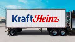 Pele Kraft Heinz em um pequeno trailer para American Truck Simulator